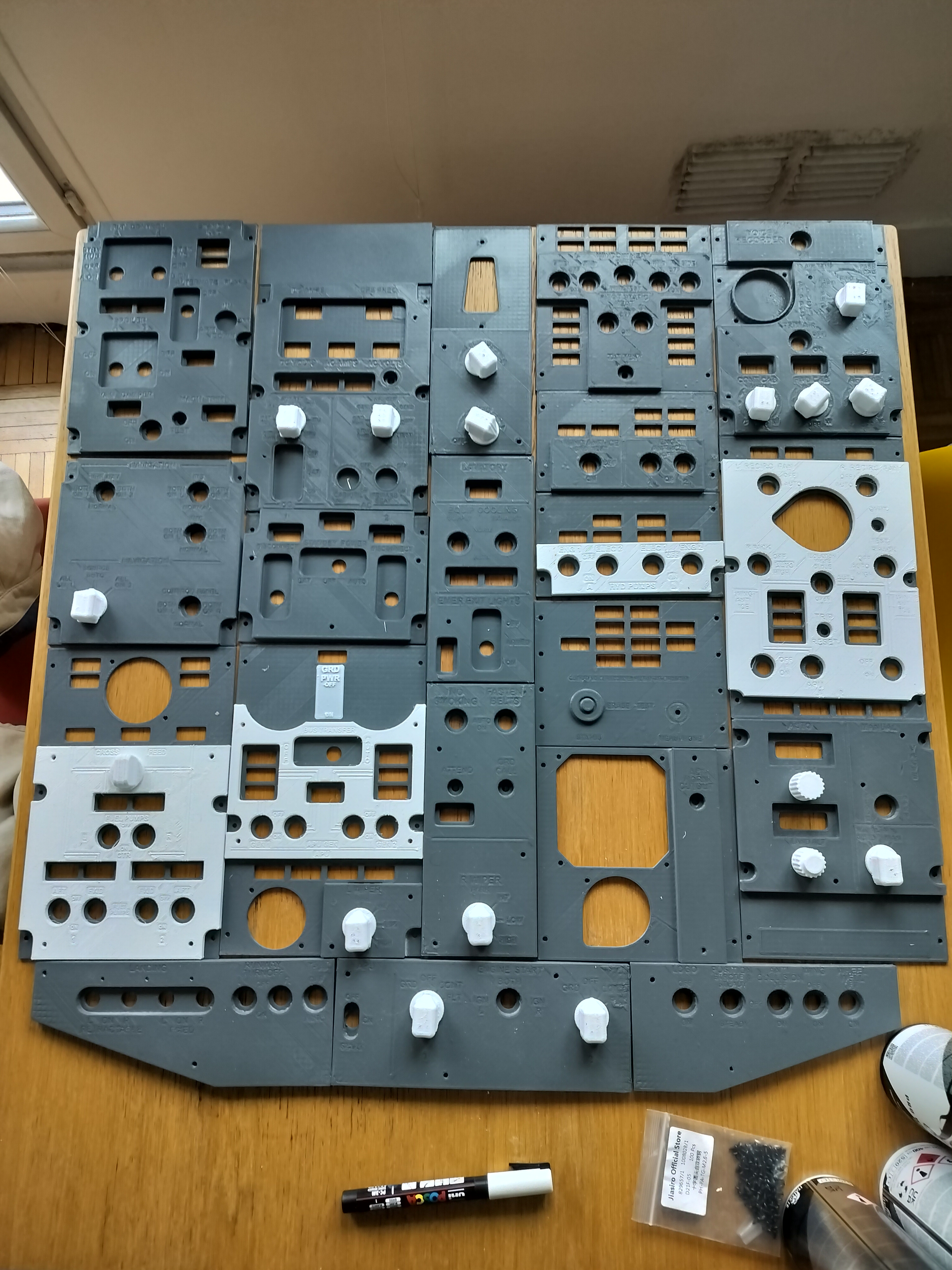 Simulator Overhead Panel